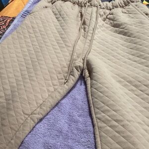 Forever 21 Kids Quilted Gray Sweatpants